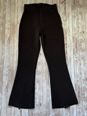 Schoeller Switzerland Soft Shell Ski Pants sz 4 Women's WB400 Black Slimming